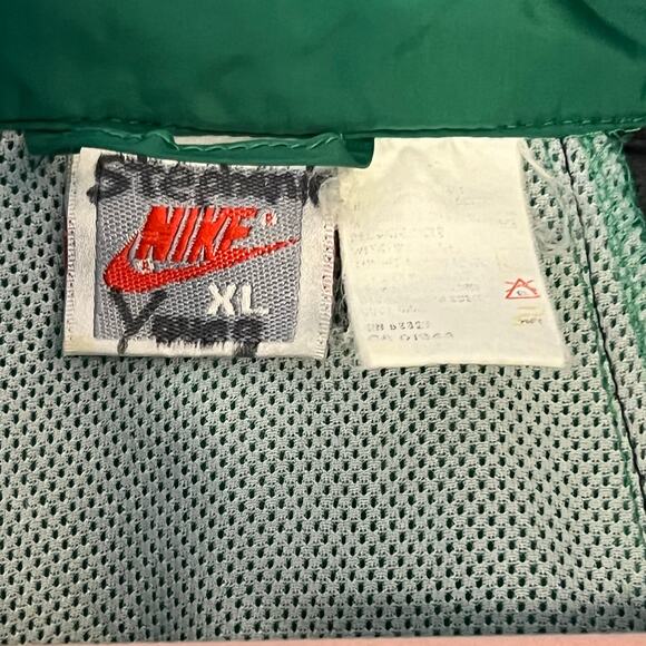 Vintage Nike Windbreaker Jacket - Men’s XL Green Black - Picture 3 of 9